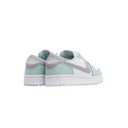 Женские кроссовки Nike Air Jordan 1 Low White / Mint / Grey