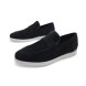 Мужские лоферы Kiton Loafers Suede Black