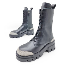 Brunello Cucinelli High Boots Leather Black