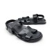 Унисекс сандалии Hermes Sandals Leather Black