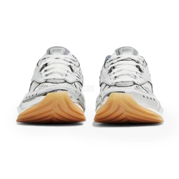Унисекс кроссовки Bottega Veneta Orbit Sneaker Silver/White Parakeet