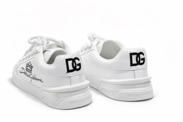 Унисекс кроссовки Dolce &amp; Gabbana Portofino Crown White