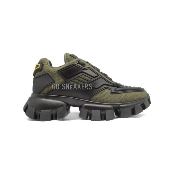 Женские кроссовки Prada Thunder Knit Khaki