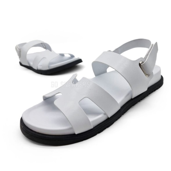 Унисекс сандалии Hermes Sandals Leather White