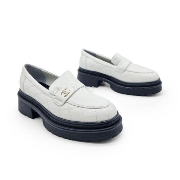 Женские лоферы Chanel Woman Loafers NP589 White