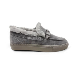 Brunello Cucinelli Winter Sneaker Suede Grey