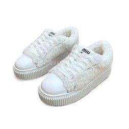 Miu Miu Woman Wool Winter White