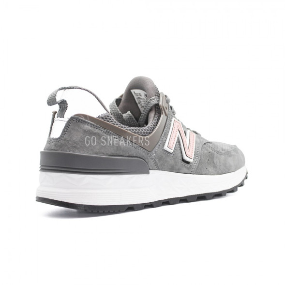 Женские кроссовки New Balance 574S Grey со сменными буквами