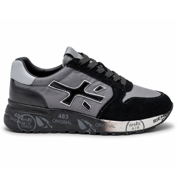 Мужские кроссовки Premiata 483 Black/Grey