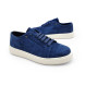 Мужские кроссовки Santoni Man Sneakers Suede Navy