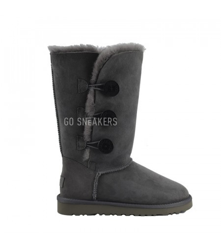 Женские высокие угги с пуговицами Tall Bailey Button Triplet II Grey