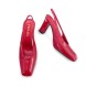 Женские туфли Prada Leather Pumps Red