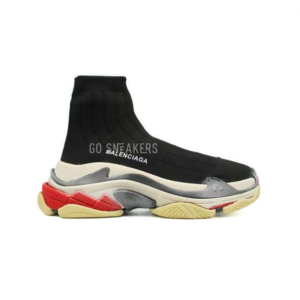 Мужские кроссовки Balenciaga Speed Trainer Triple S B Black