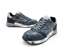 Premiata 483 Leather/Suede Dark Grey
