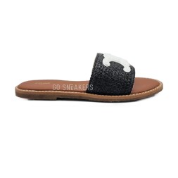 Celine Flip-flops Textile Black