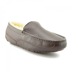 Men's Ascot Chocolate Leather