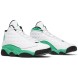 Унисекс кроссовки Nike Air Jordan 13 Retro White Lucky Green