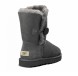 Женские угги с пуговицей Bailey Button Metallic Grey