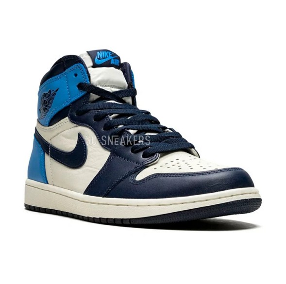 Унисекс кроссовки Nike Jordan 1 Retro High Obsidian UNC
