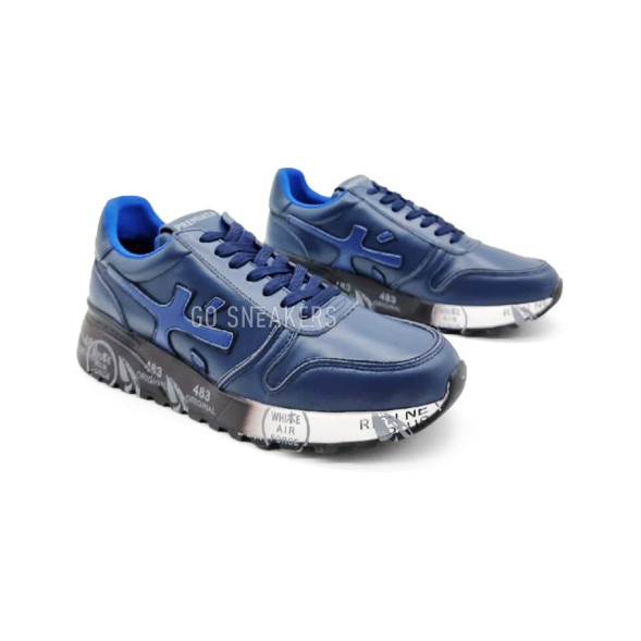 Унисекс кроссовки Premiata 483 Leather Full Navy