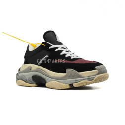 Balensiaga Triple S 2.0 Satin Bordeaux