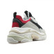 Женские кроссовки Balensiaga Triple S Grey-Black-Red