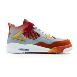 Nike Air Jordan 4 Grey/Orange