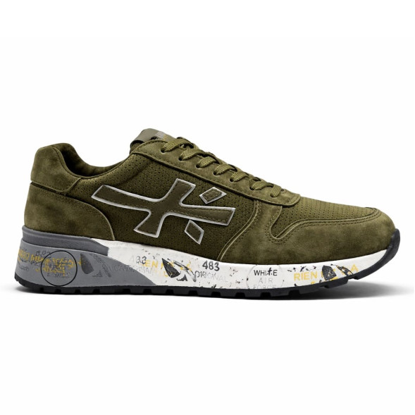 Унисекс кроссовки Premiata 483 Suede Air Khaki
