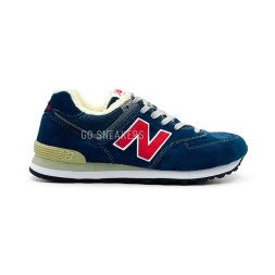 New Balance 574 Blue Pink White