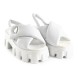 Женские босоножки Prada Sandals Leather White