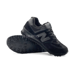 New Balance 574 Triple Black