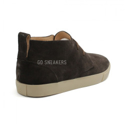 Loro Piana Freetime Lace Up Sneakers Chocolate Suede