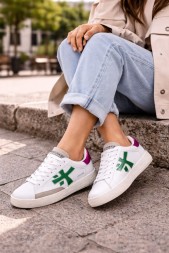 Premiata Outdoor Skateboard White/Green