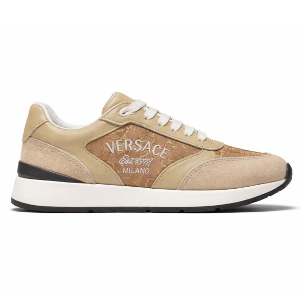Женские кроссовки Versace Milano Sneakers Beige