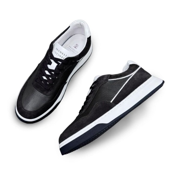 Мужские кроссовки Brunello Cucinelli Leather/Suede Brown