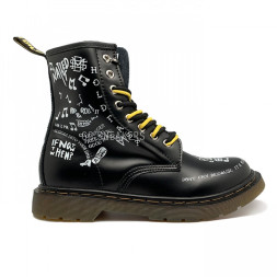 Dr. Martens 1460 Scribble Black/White
