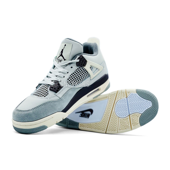 Унисекс кроссовки Nike Air Jordan 4 Grey/White
