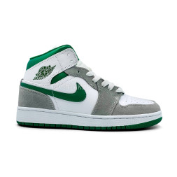 Nike Air Jordan 1 Mid SE Grey Pine Green