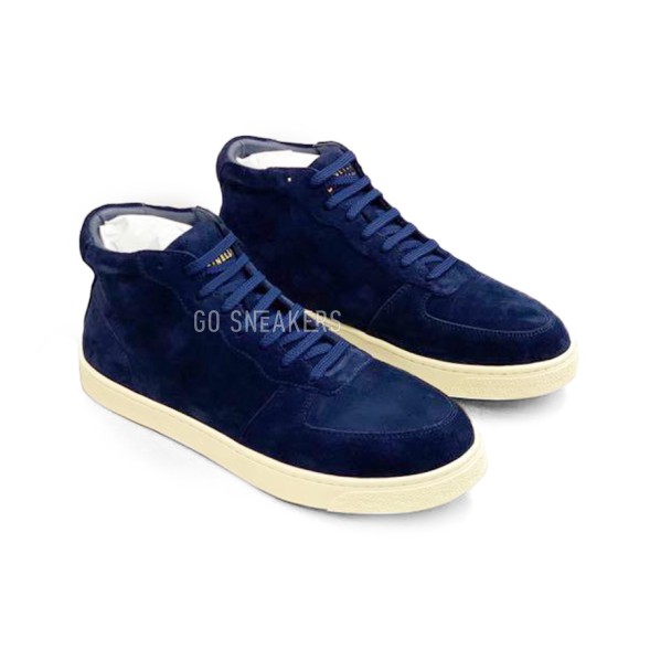 Унисекс кроссовки Brunello Cucinelli Sneaker Suede Navy