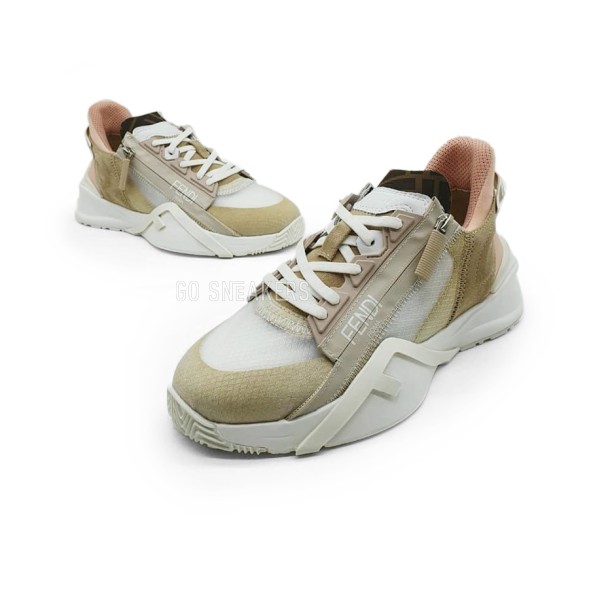Унисекс кроссовки Fendi Low White/Beige/Dusk
