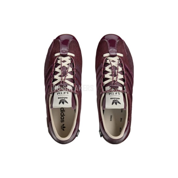 Унисекс кроссовки Adidas Originals Country OG x SFTM Pony Hair Pack Maroon